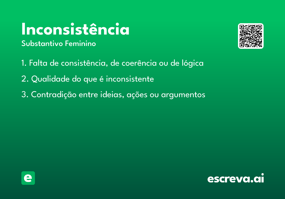inconsistência