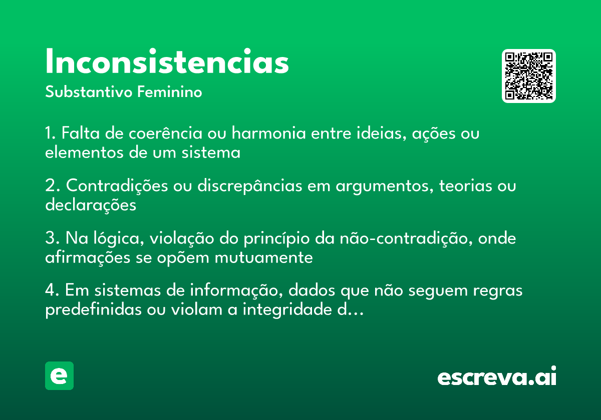 inconsistencias