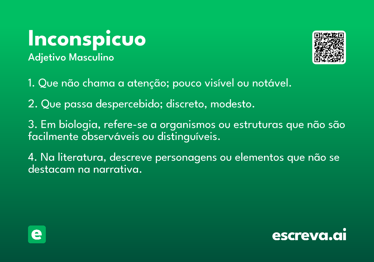 inconspicuo
