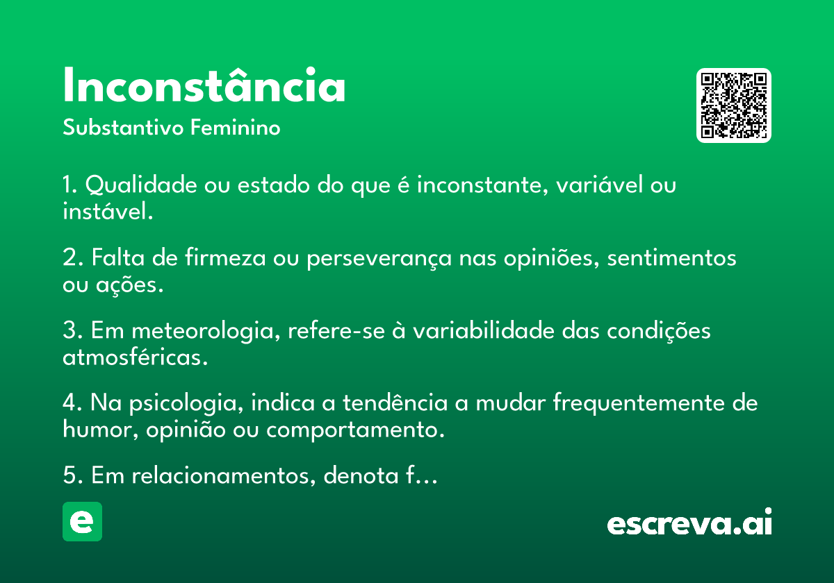 inconstância