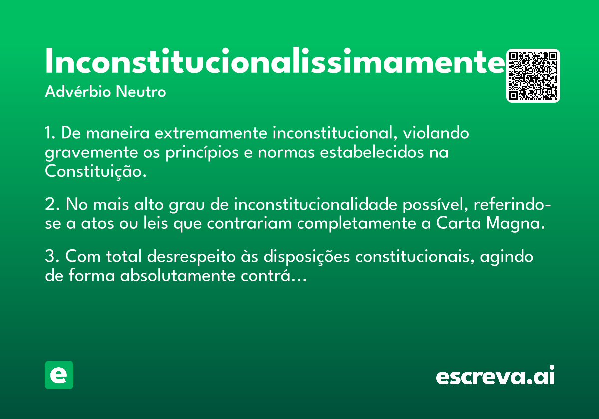 inconstitucionalissimamente