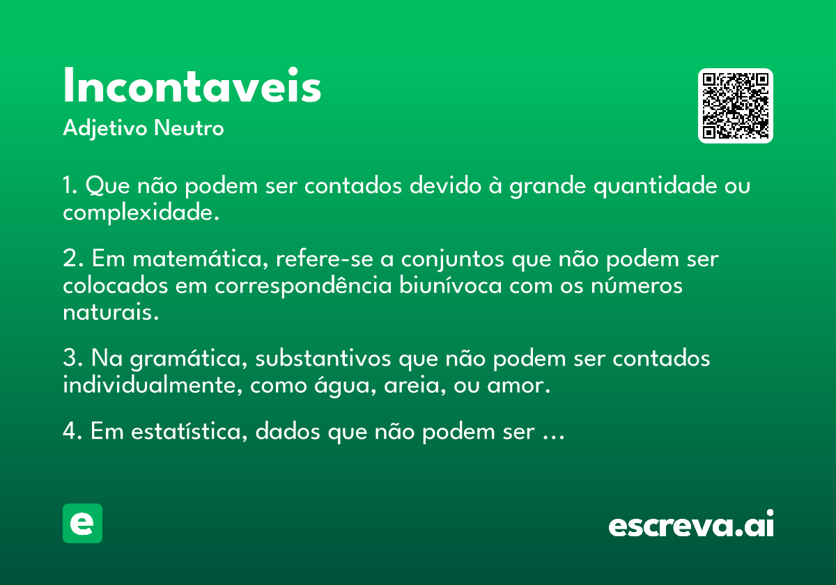 incontaveis