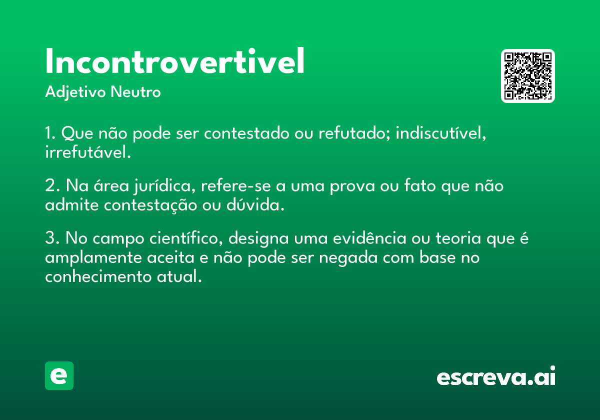 incontrovertivel