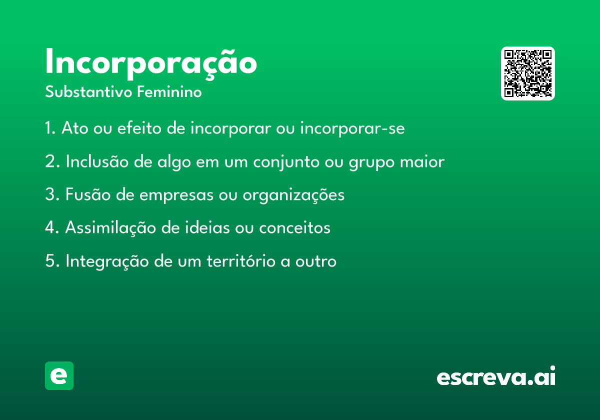 incorporação