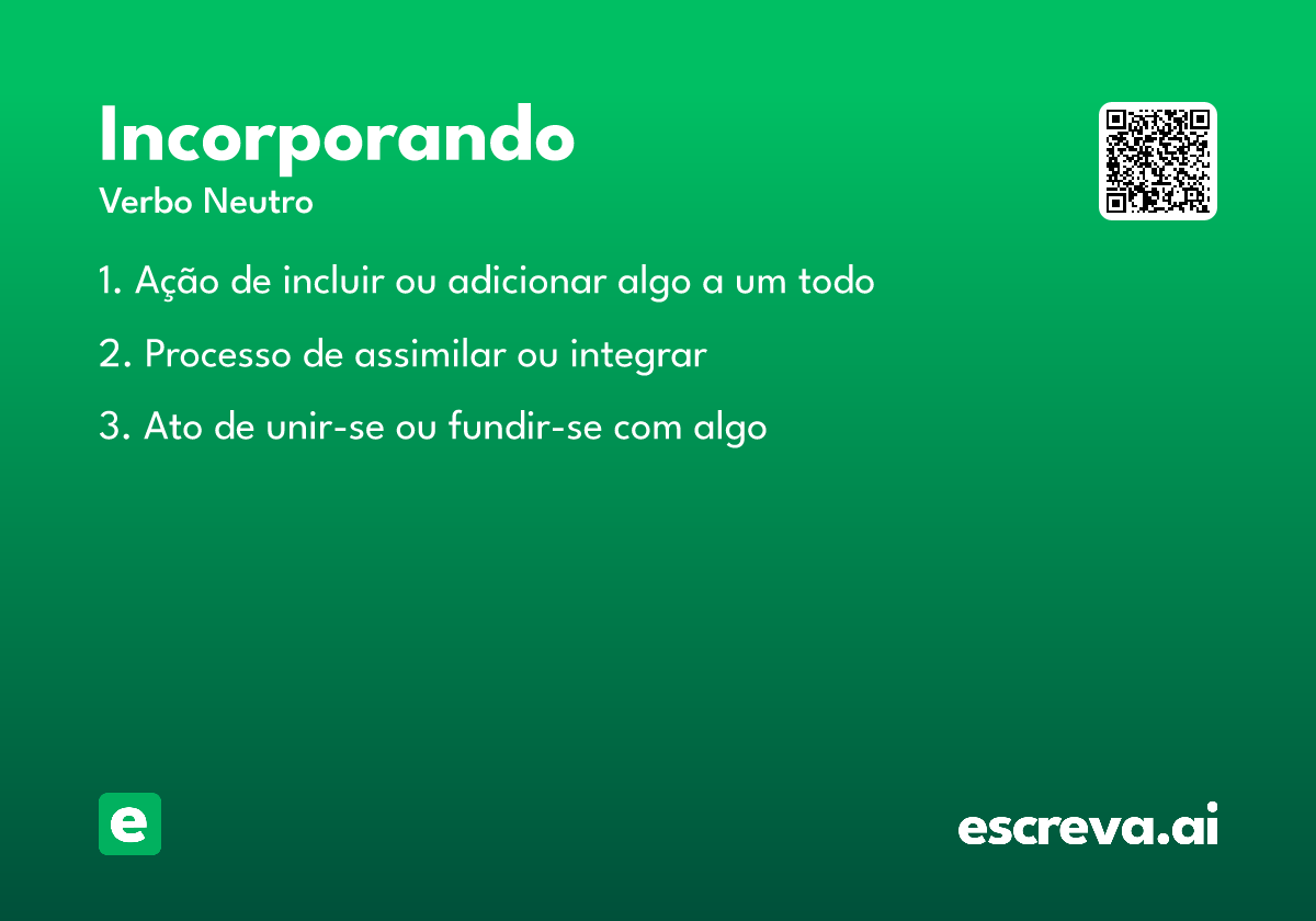 incorporando