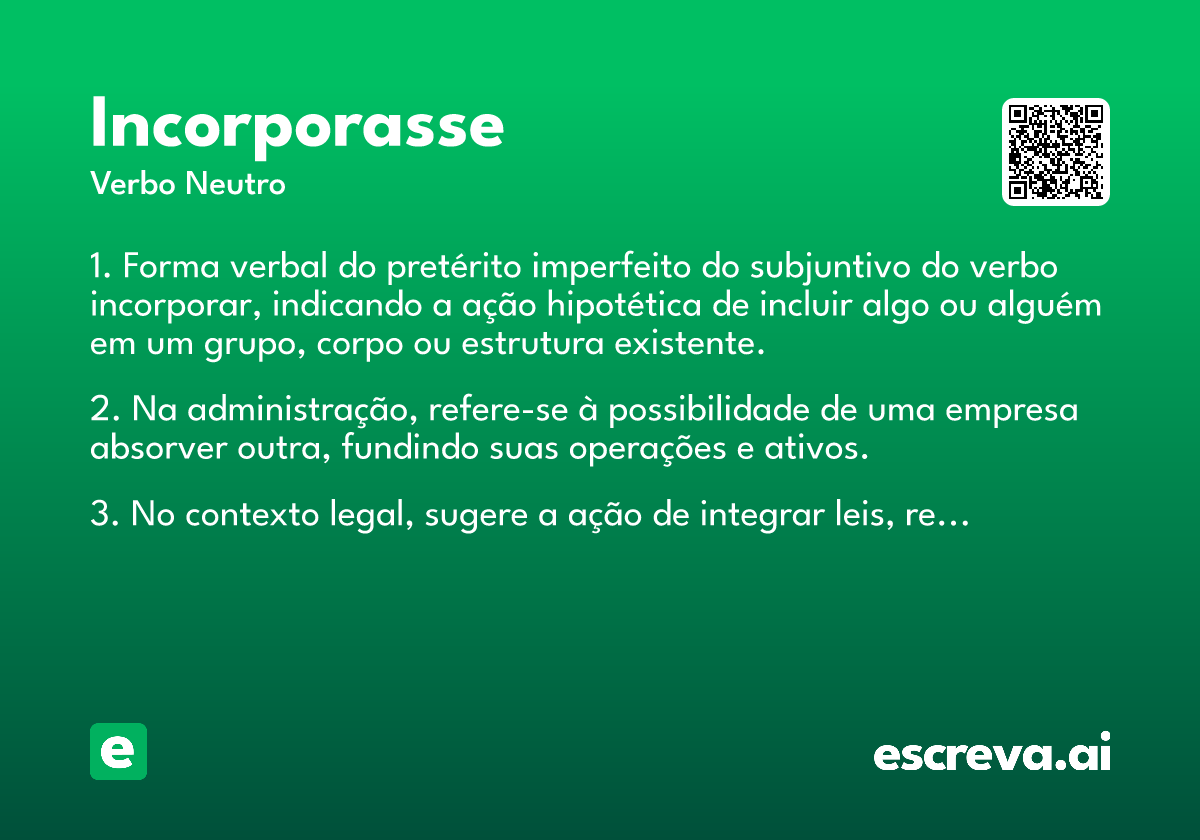 incorporasse