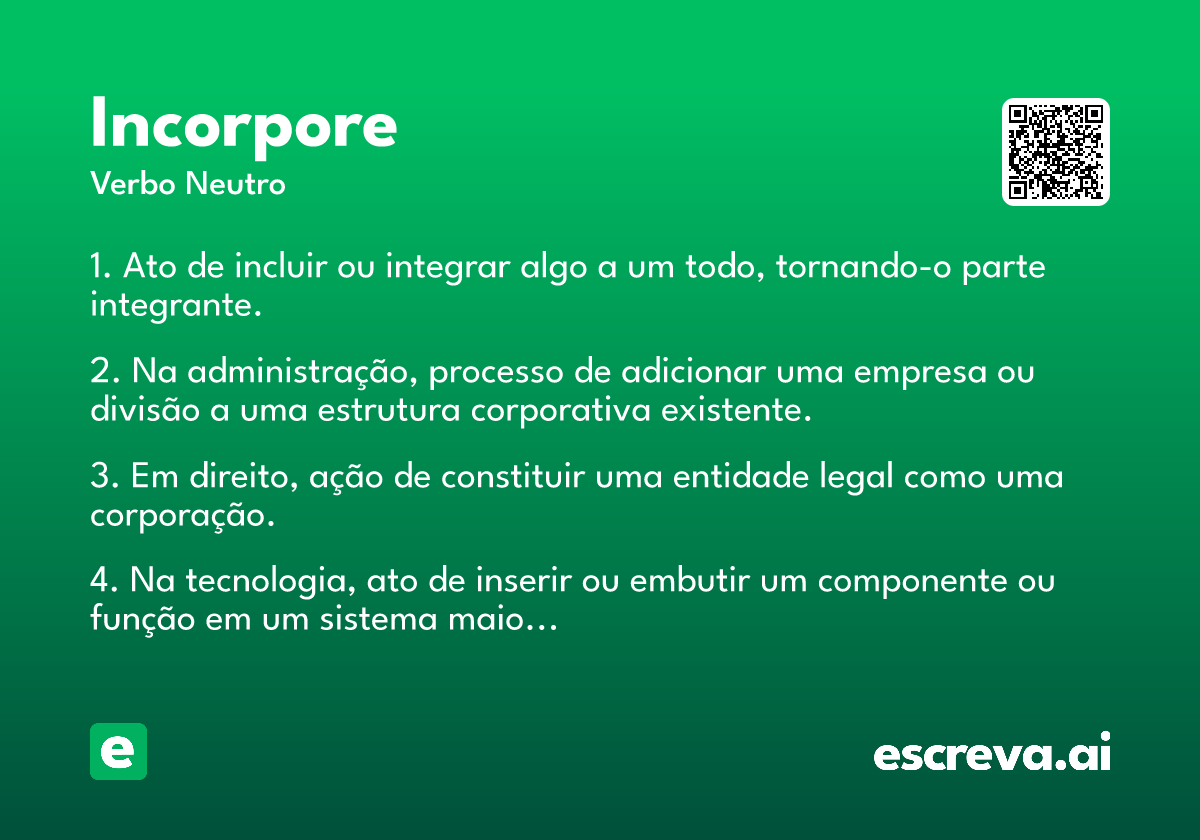 incorpore