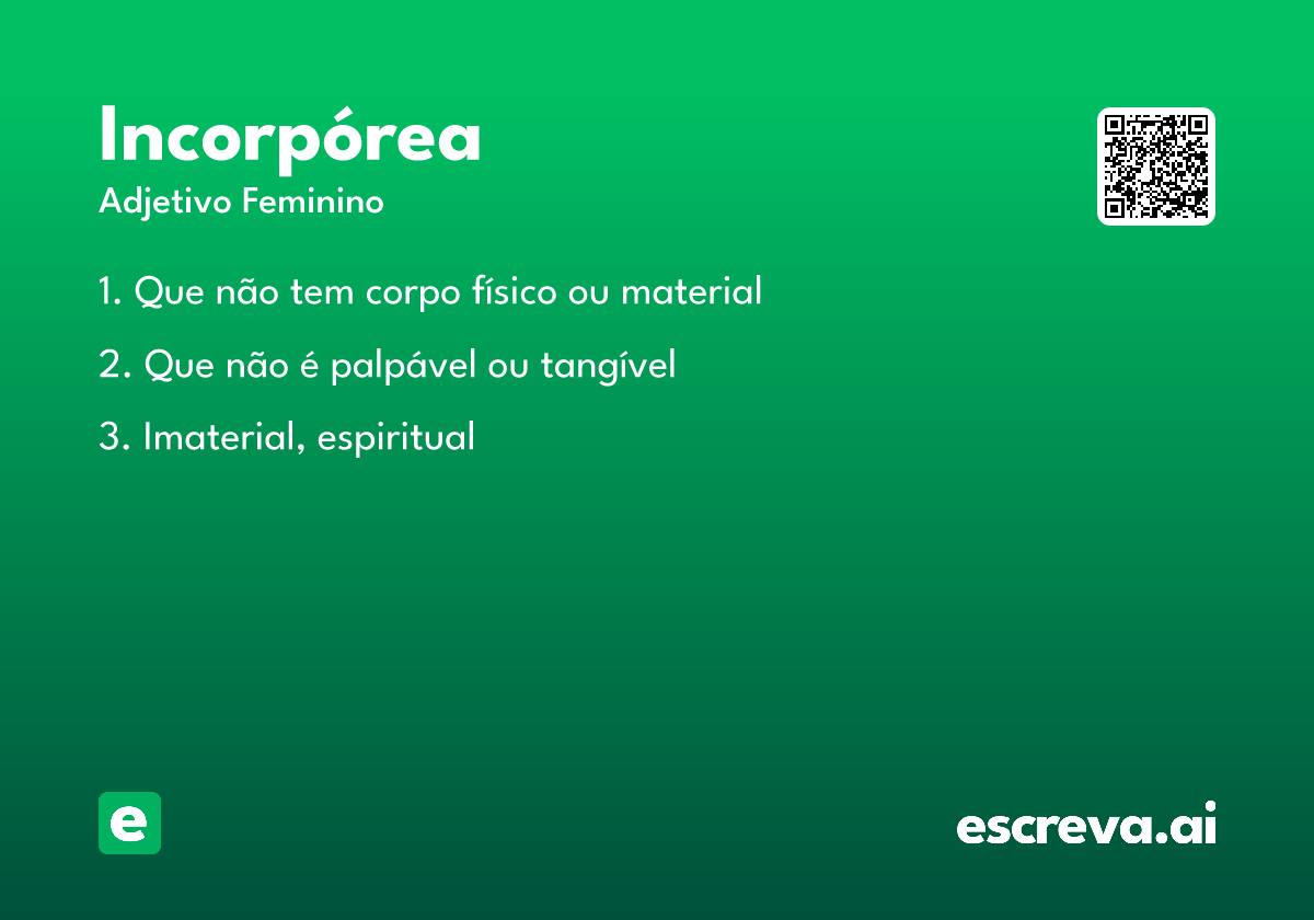 incorpórea