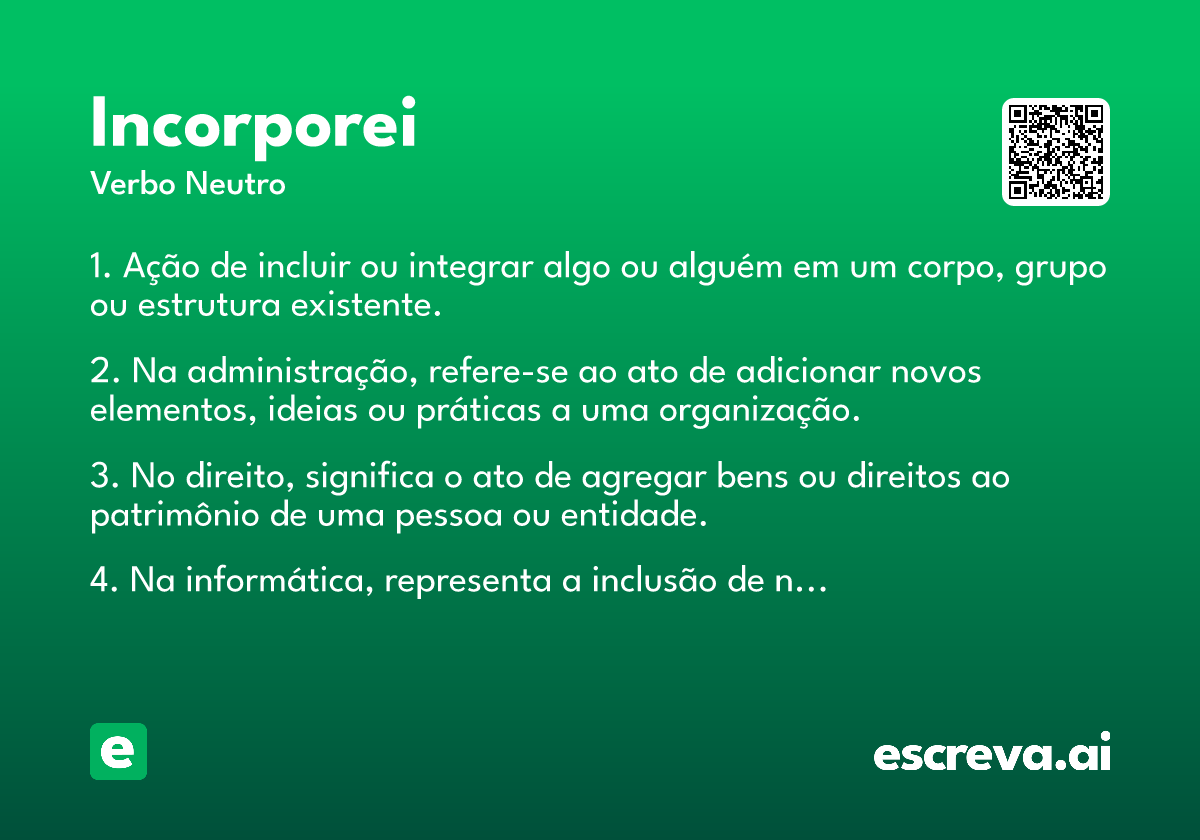 incorporei