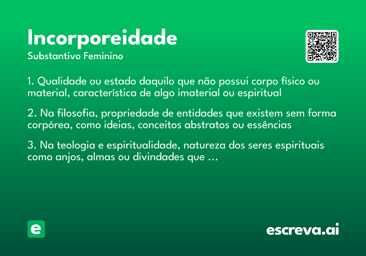 incorporeidade