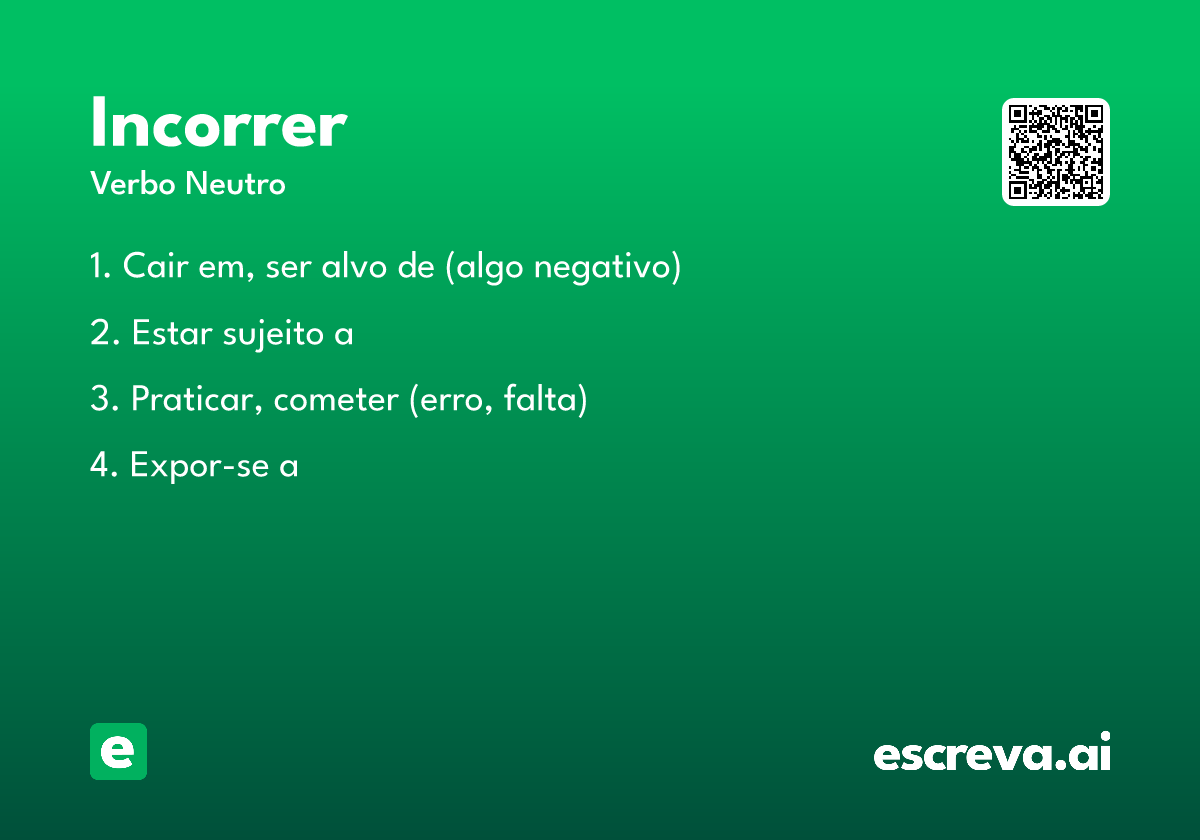 incorrer
