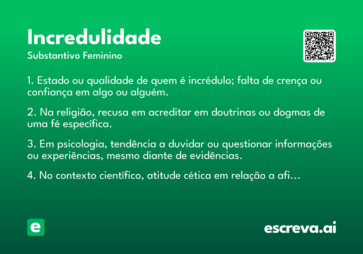 incredulidade