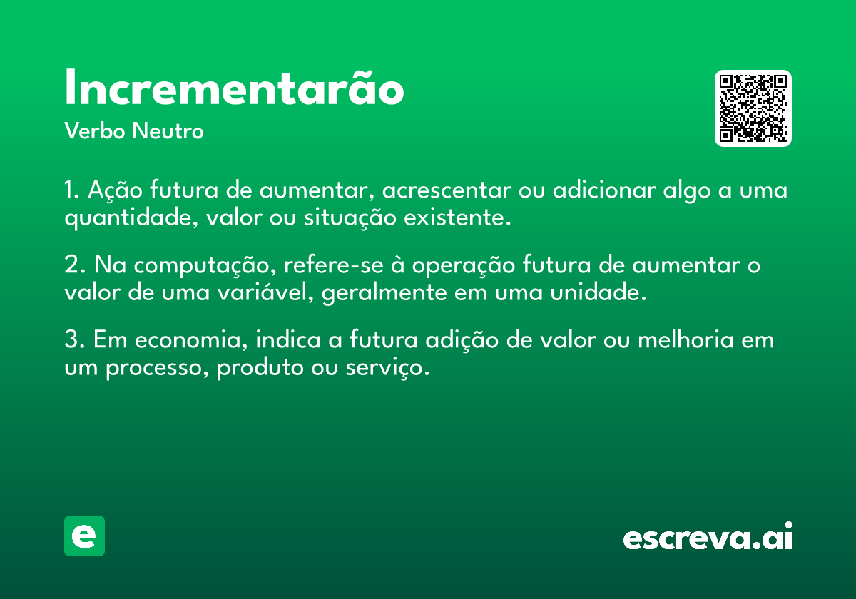 incrementarão