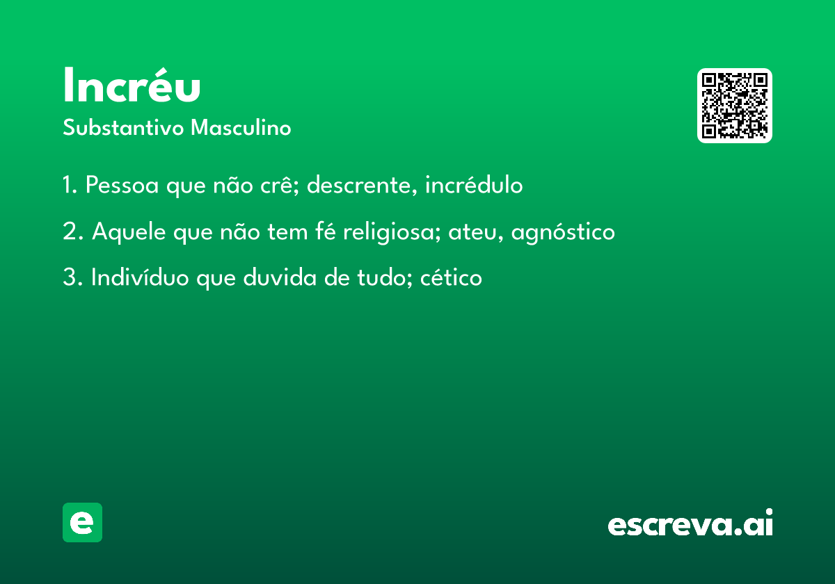 incréu