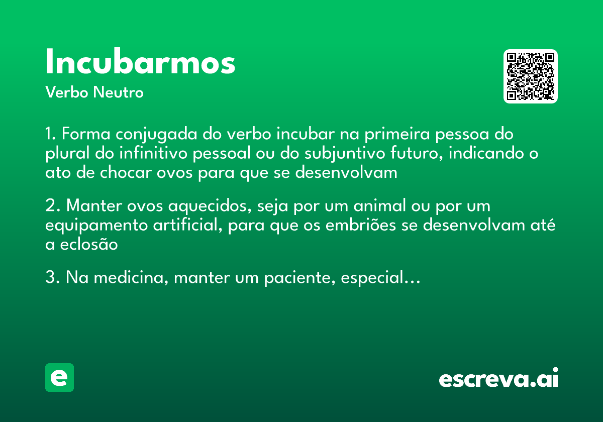 incubarmos