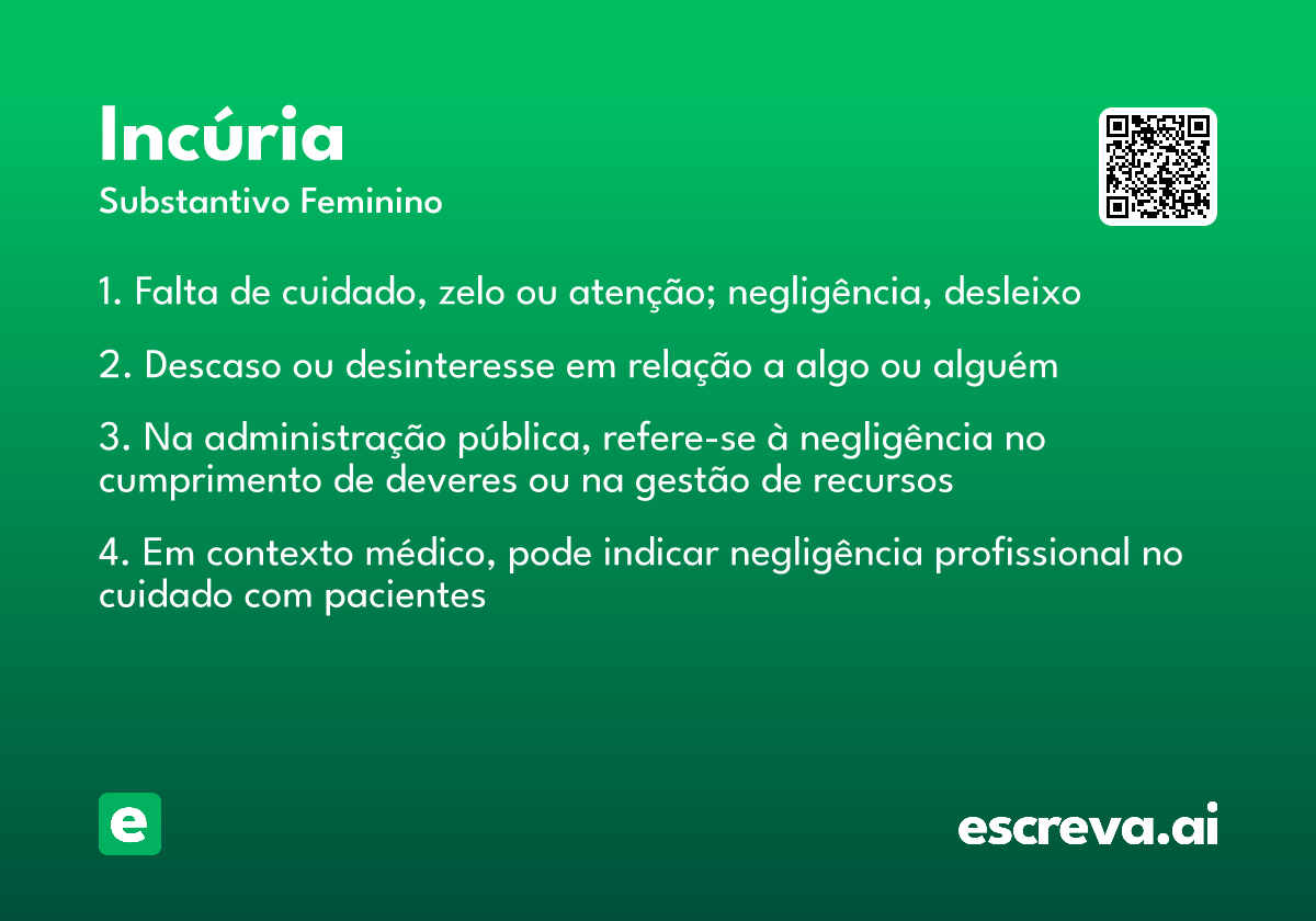 incúria