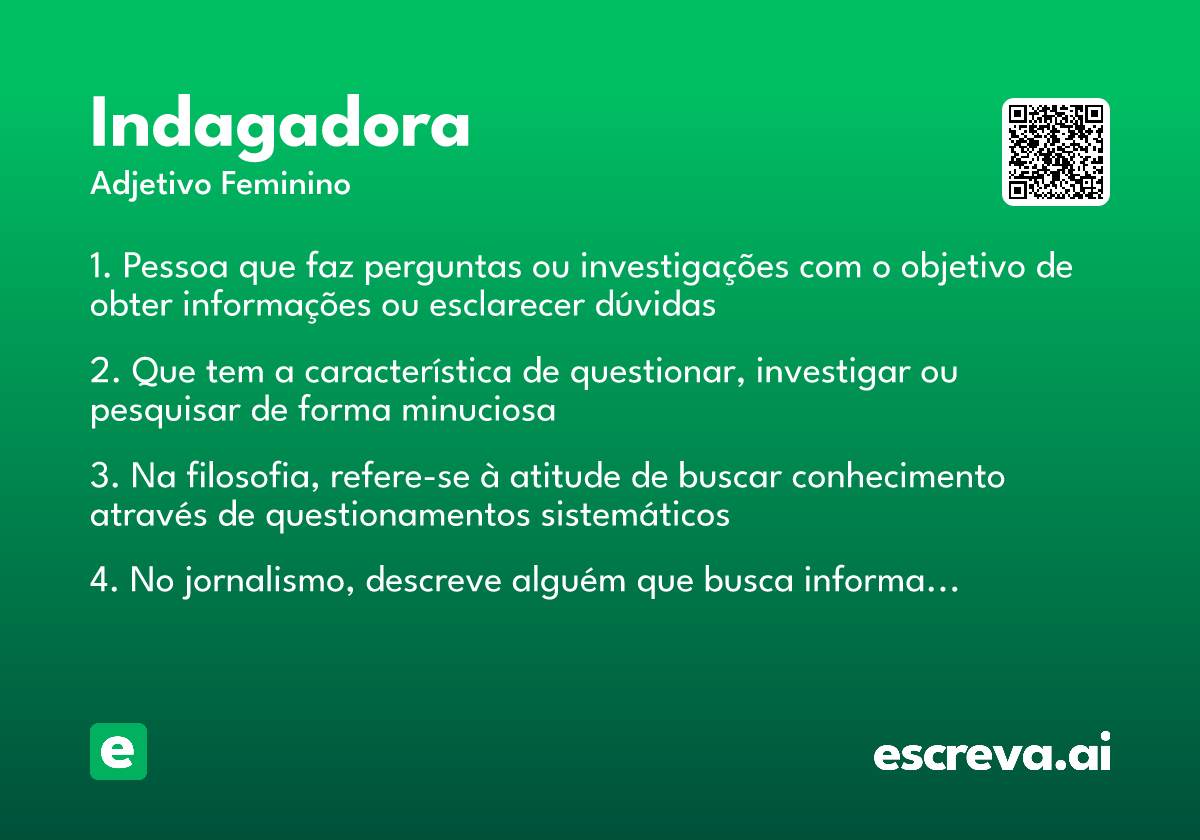 indagadora