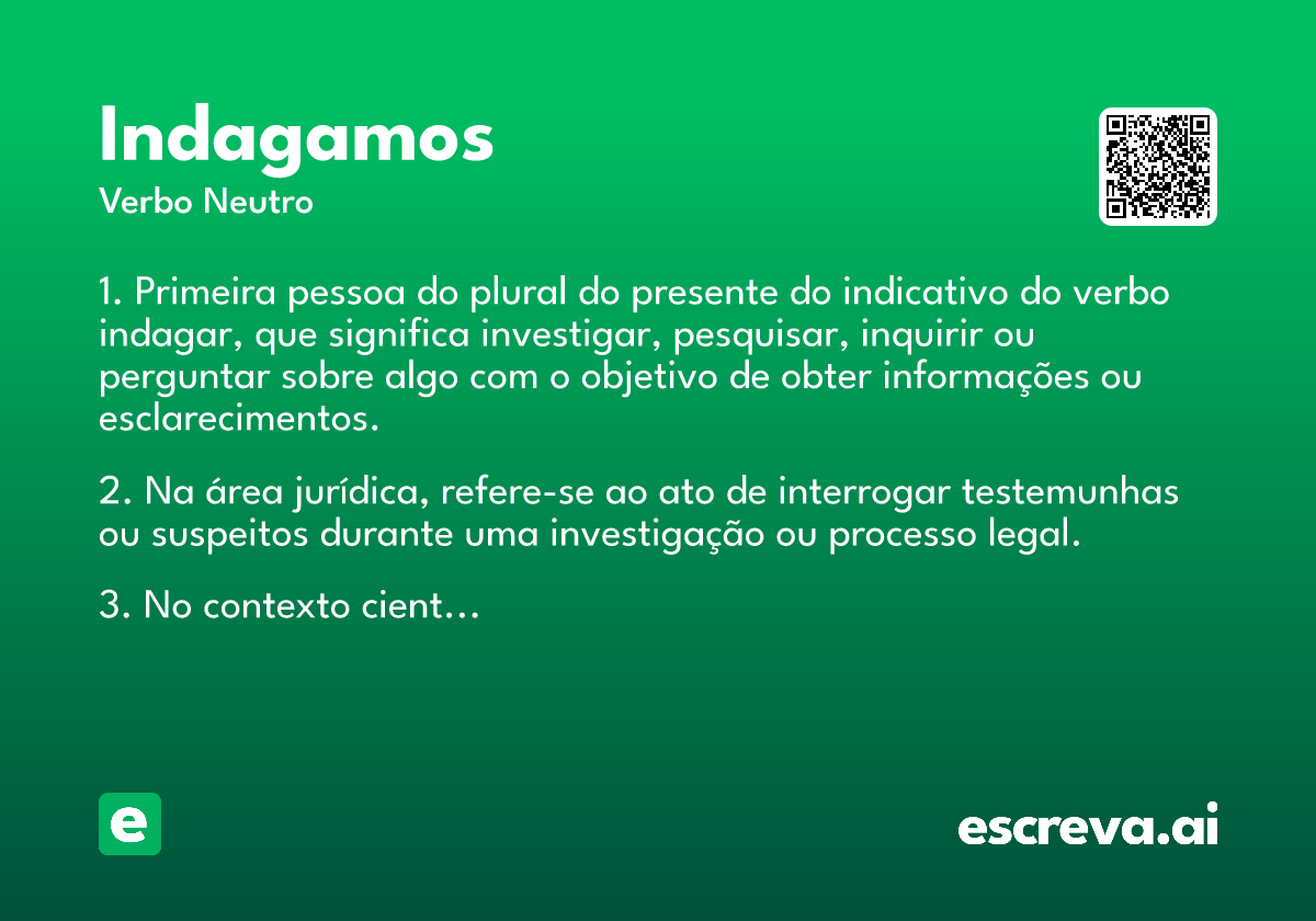 indagamos