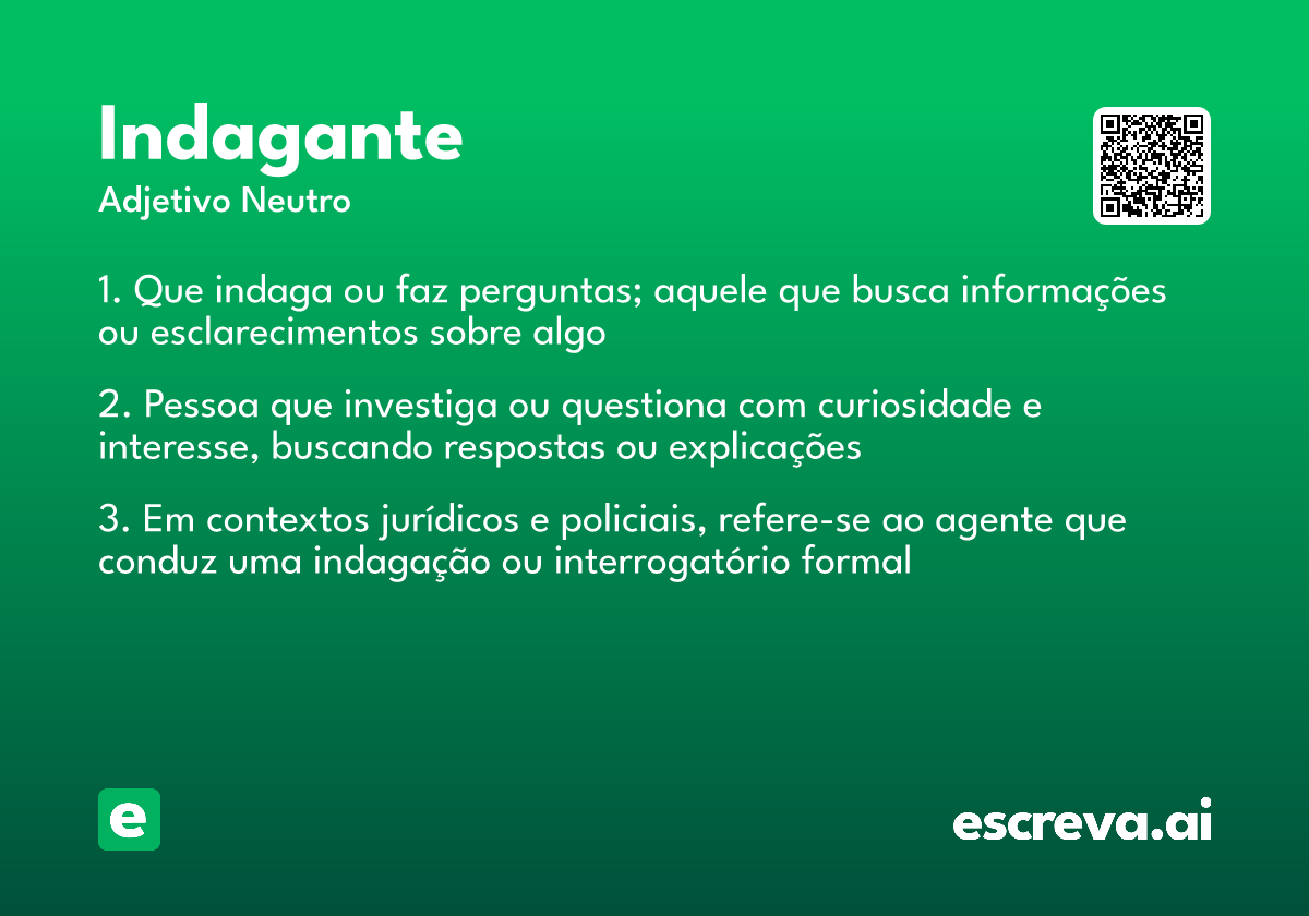 indagante