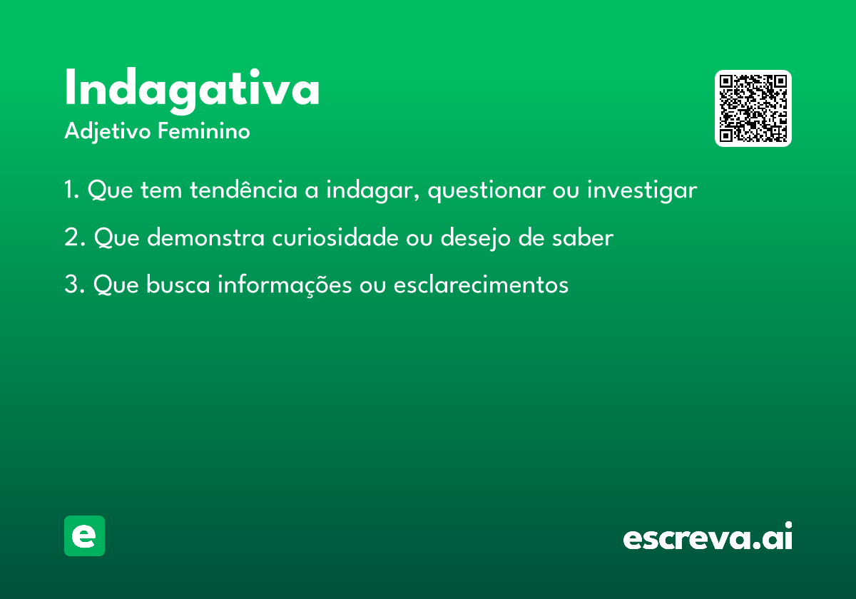 indagativa