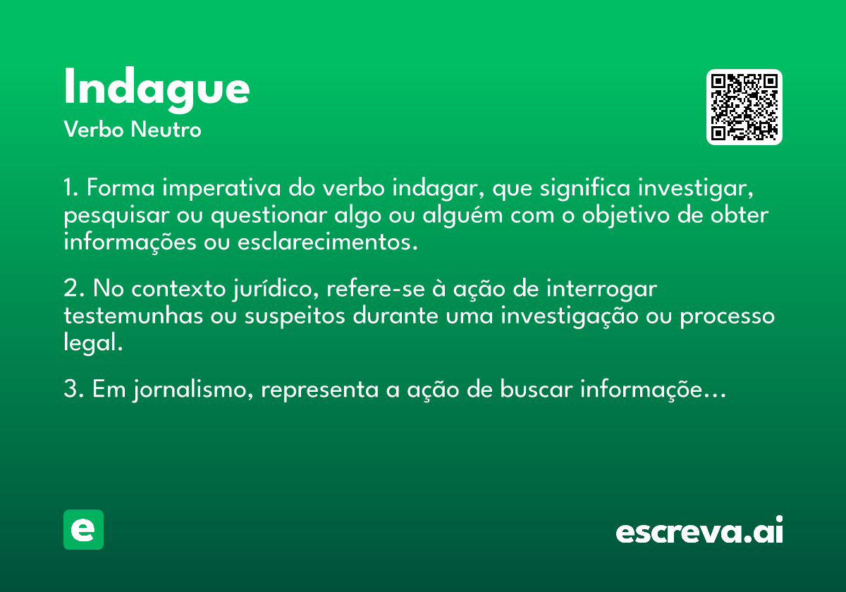 indague