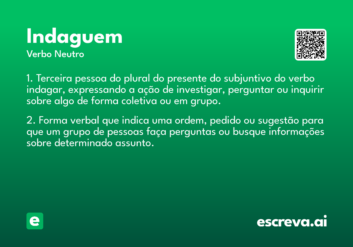 indaguem