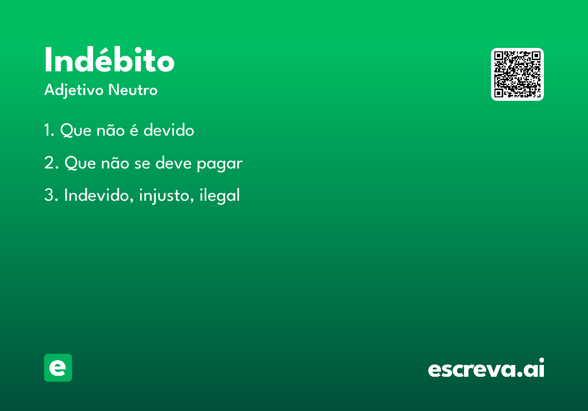indébito