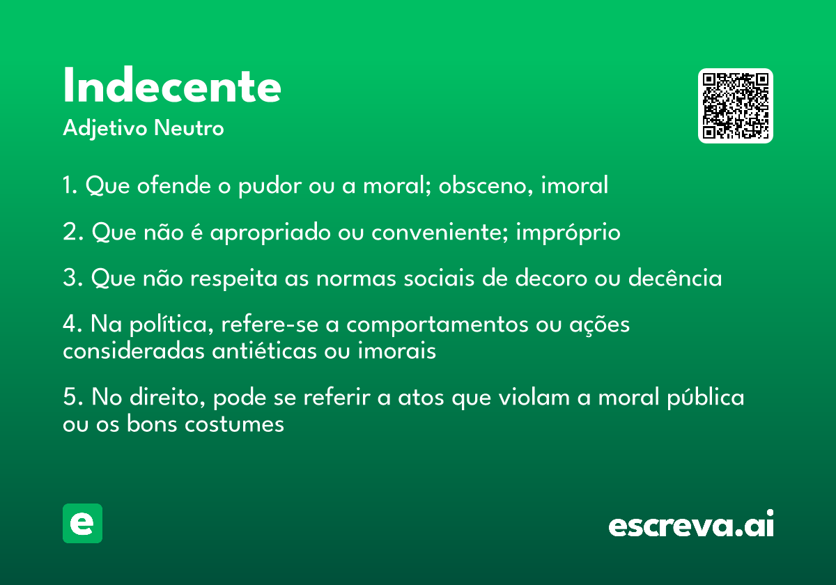 indecente