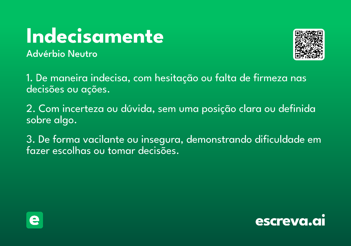 indecisamente