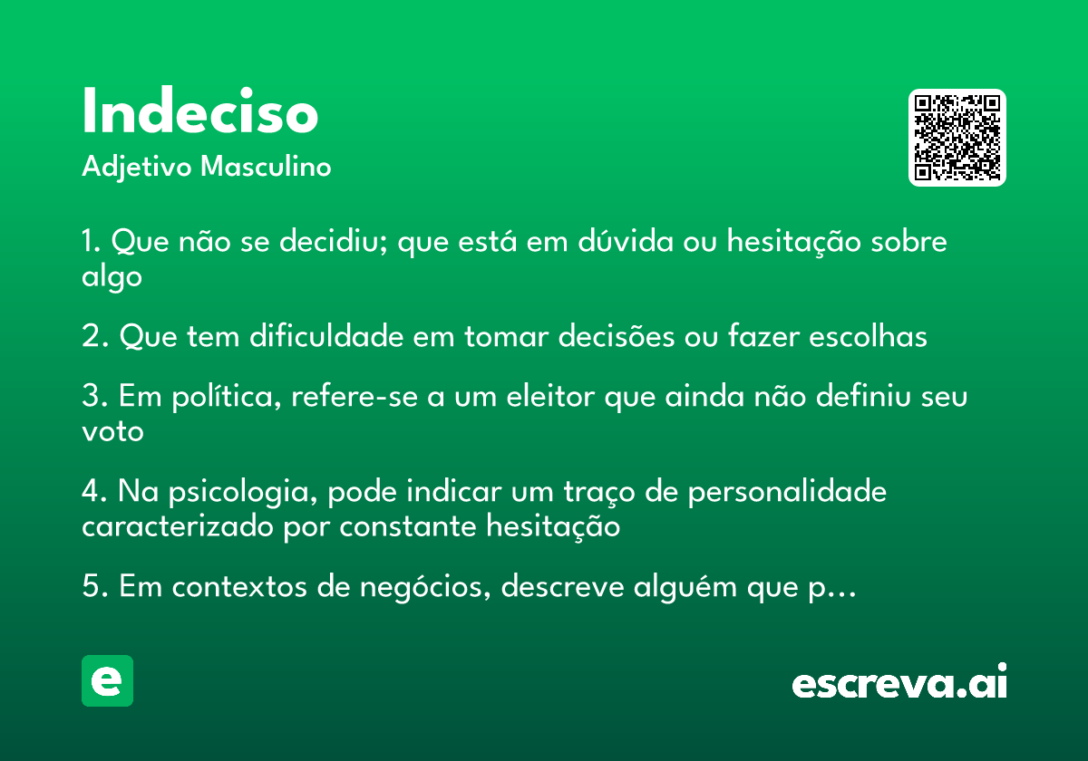 indeciso
