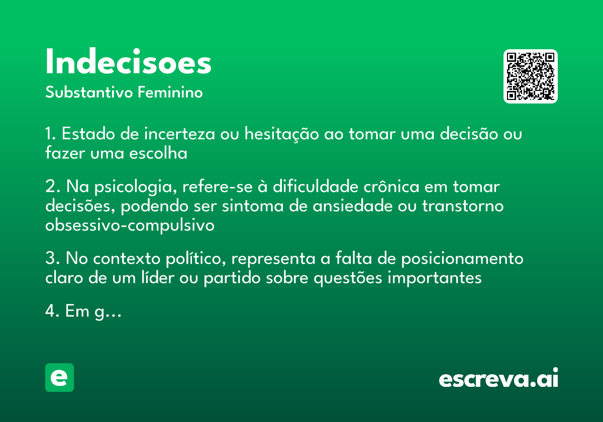 indecisoes