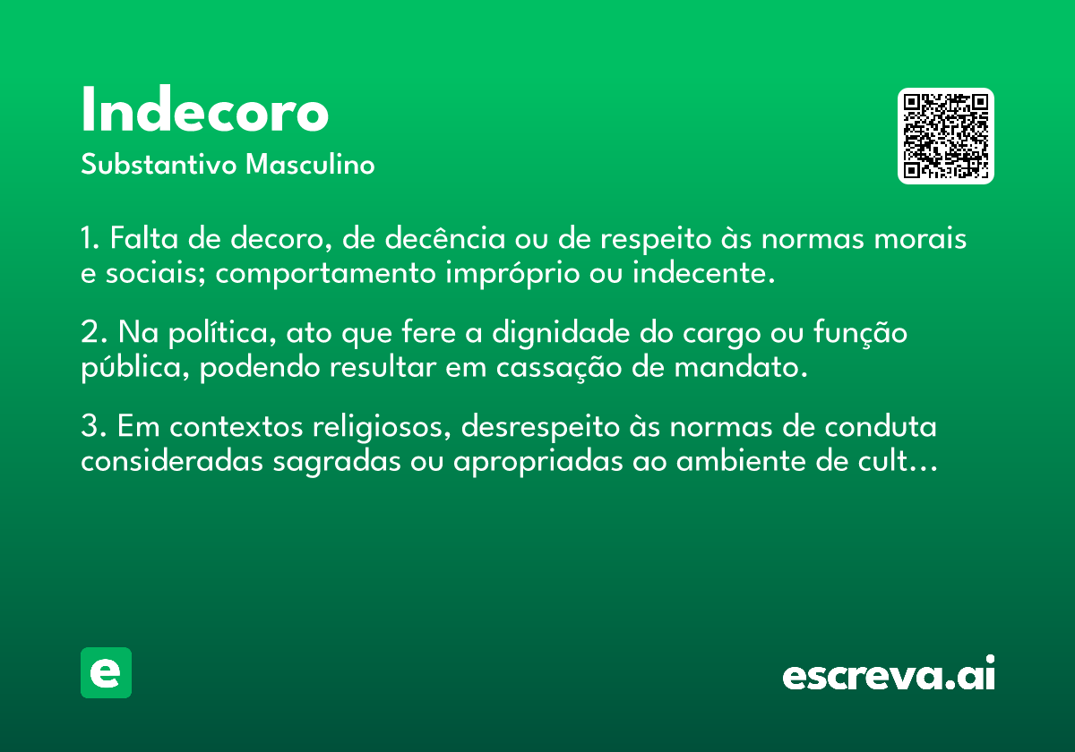 indecoro