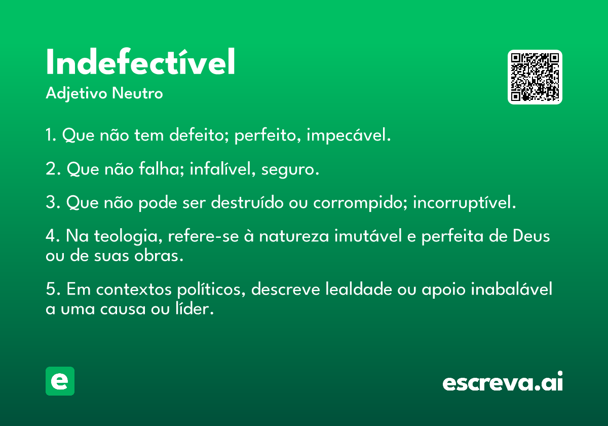 indefectível