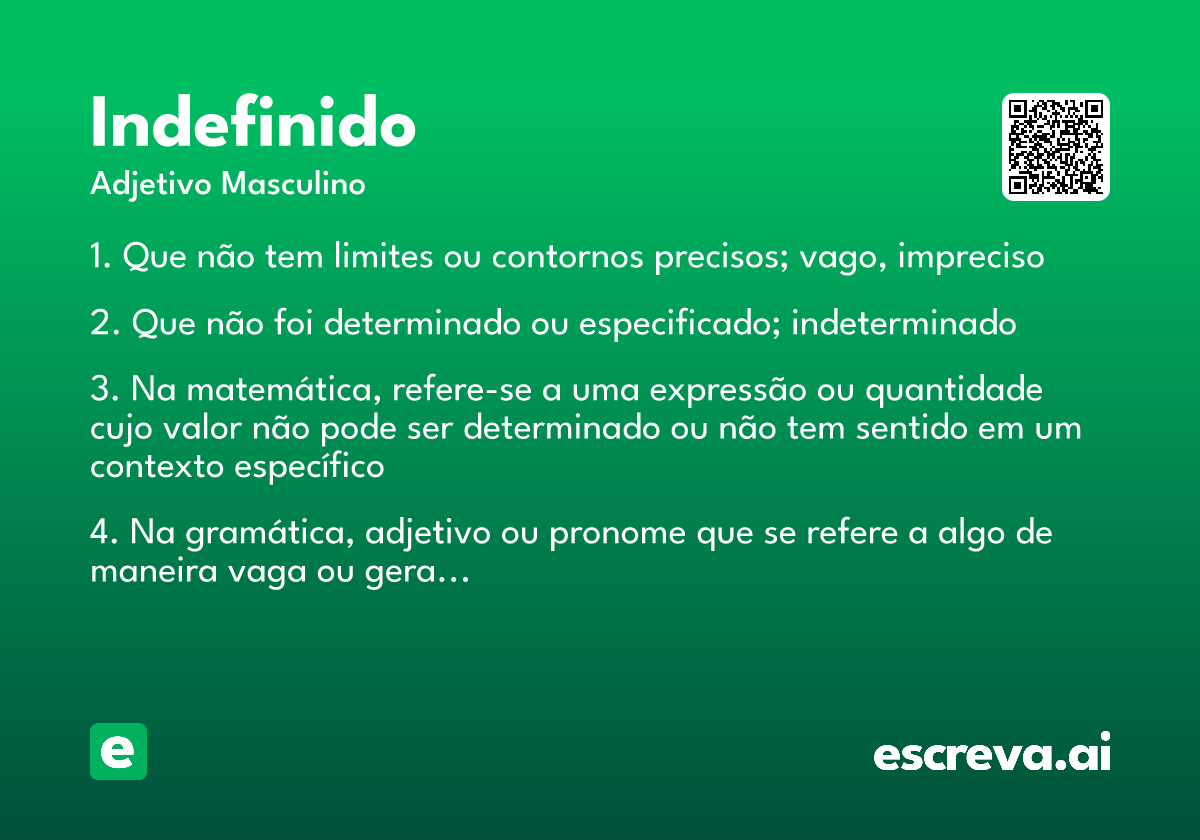 indefinido