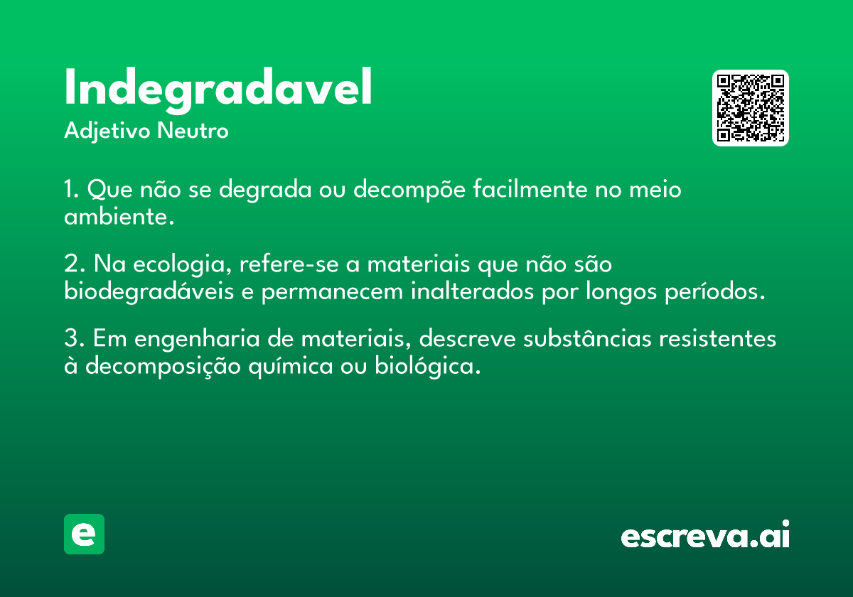 indegradavel