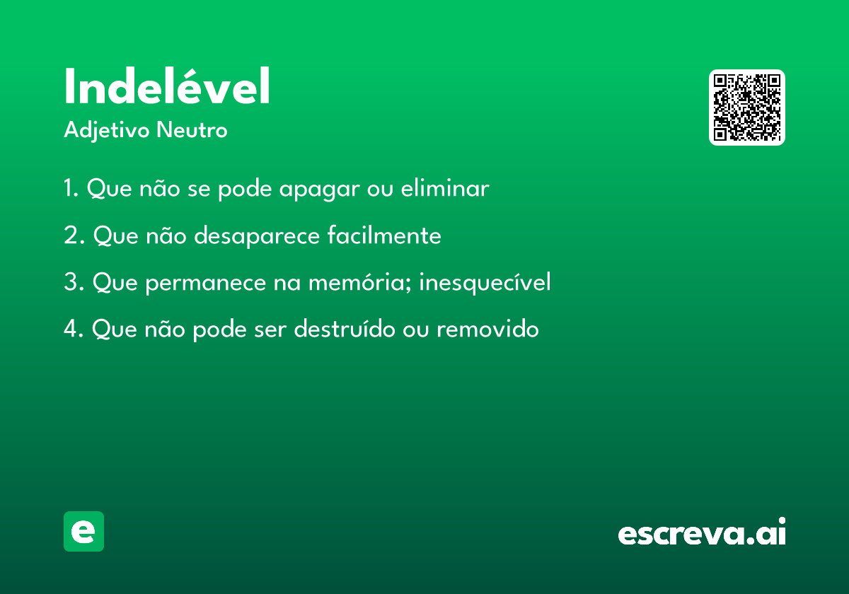 indelével
