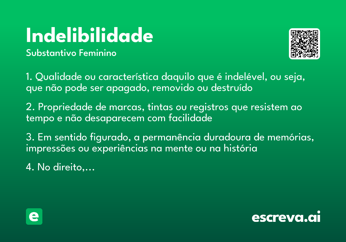 indelibilidade