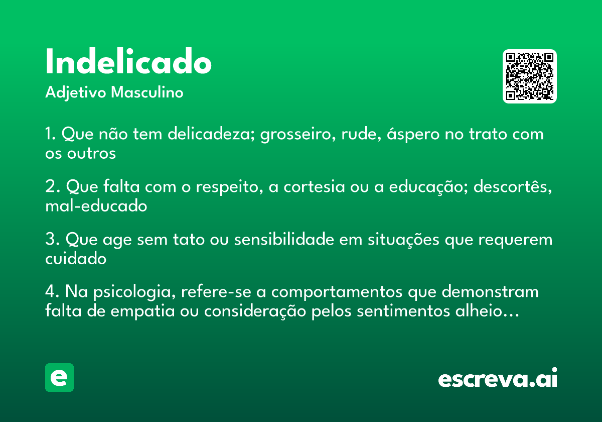 indelicado