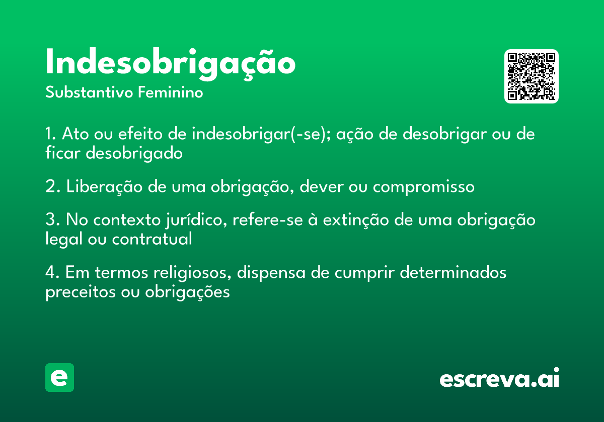 indesobrigação