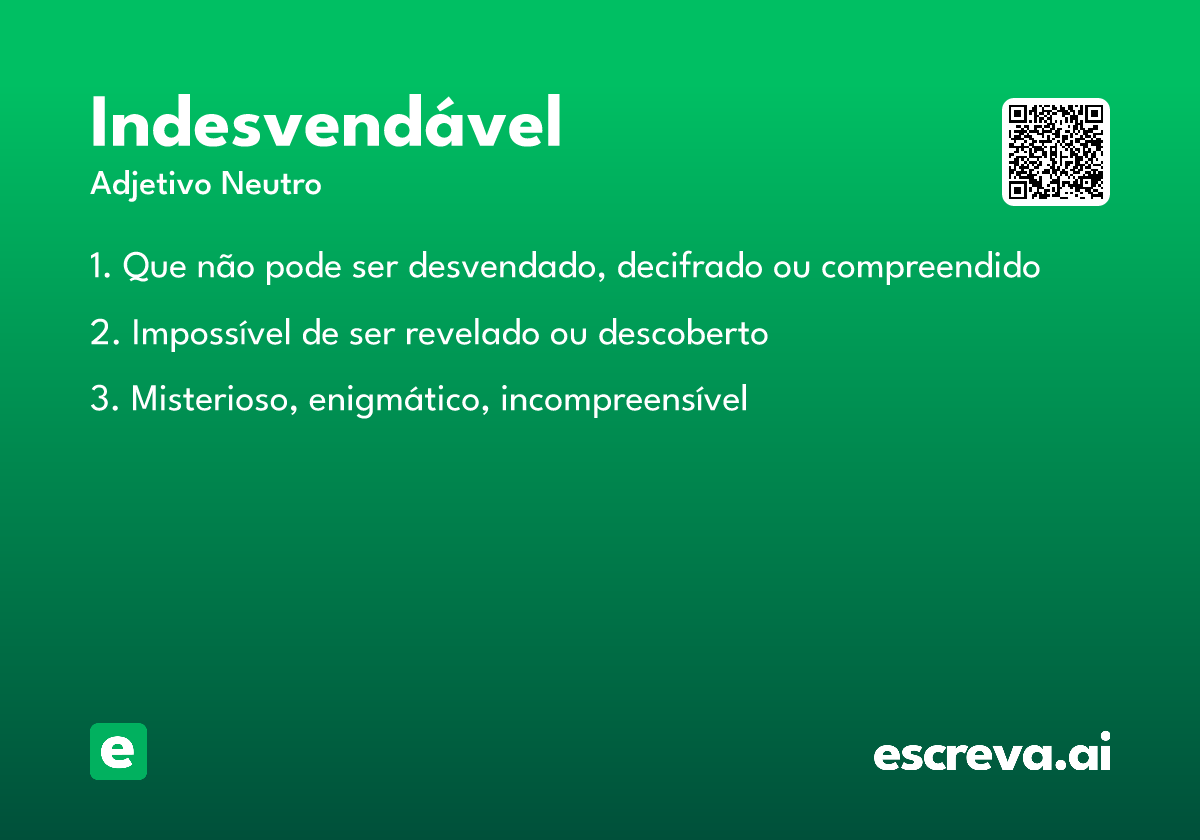 indesvendável