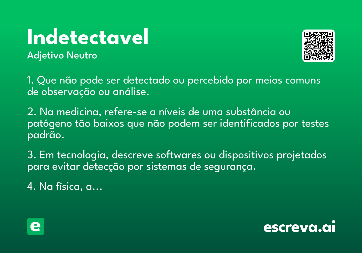 indetectavel