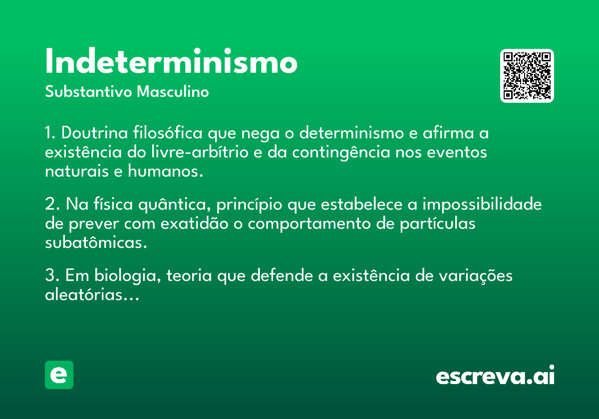 indeterminismo