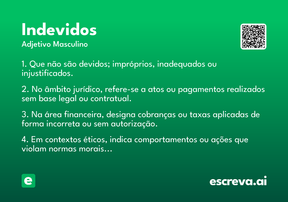 indevidos
