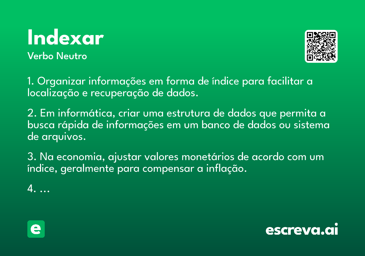indexar
