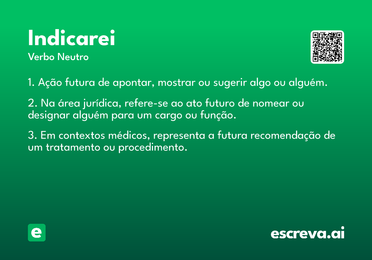 indicarei