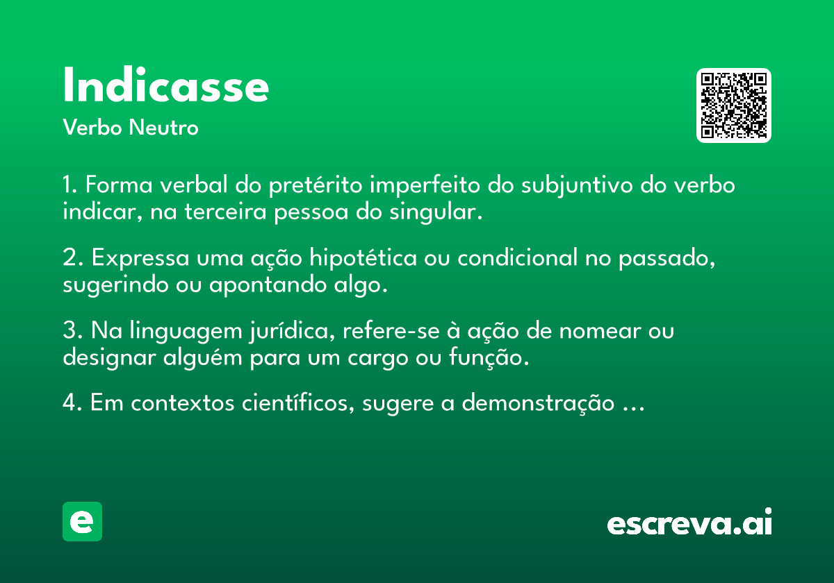 indicasse