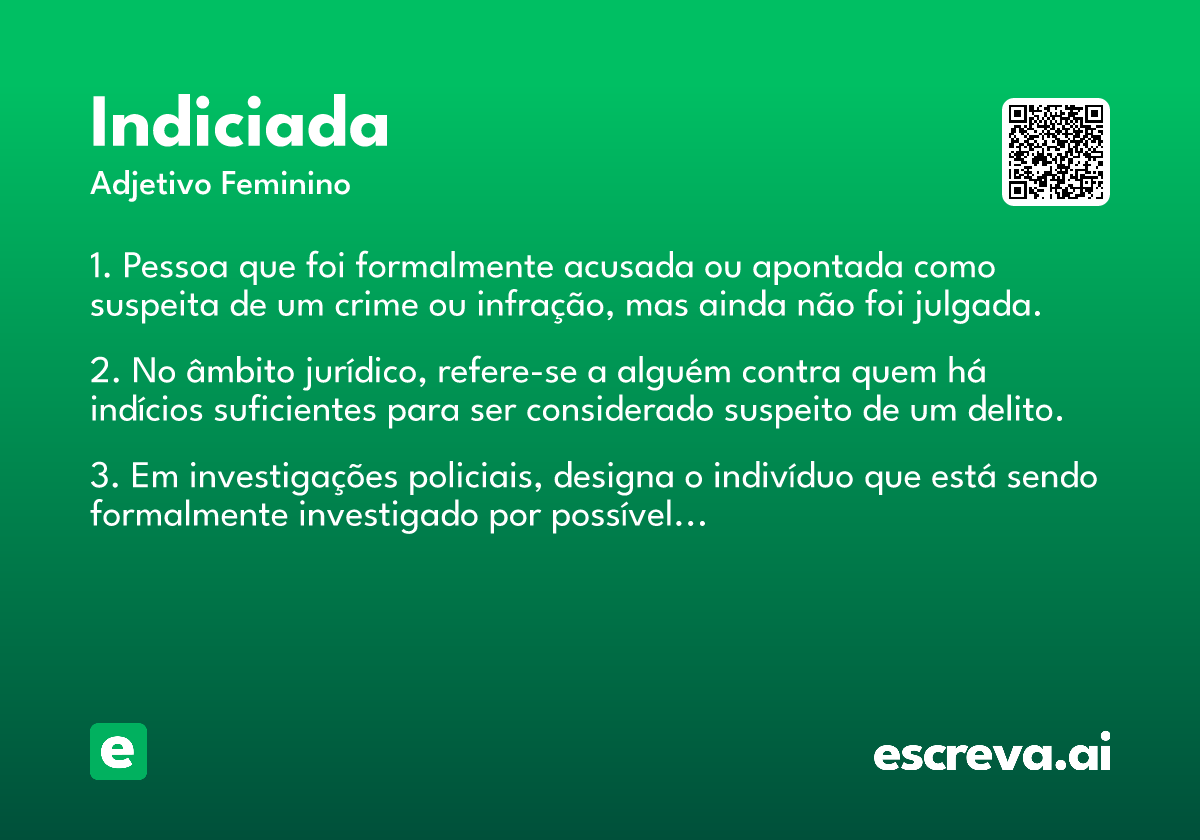 indiciada