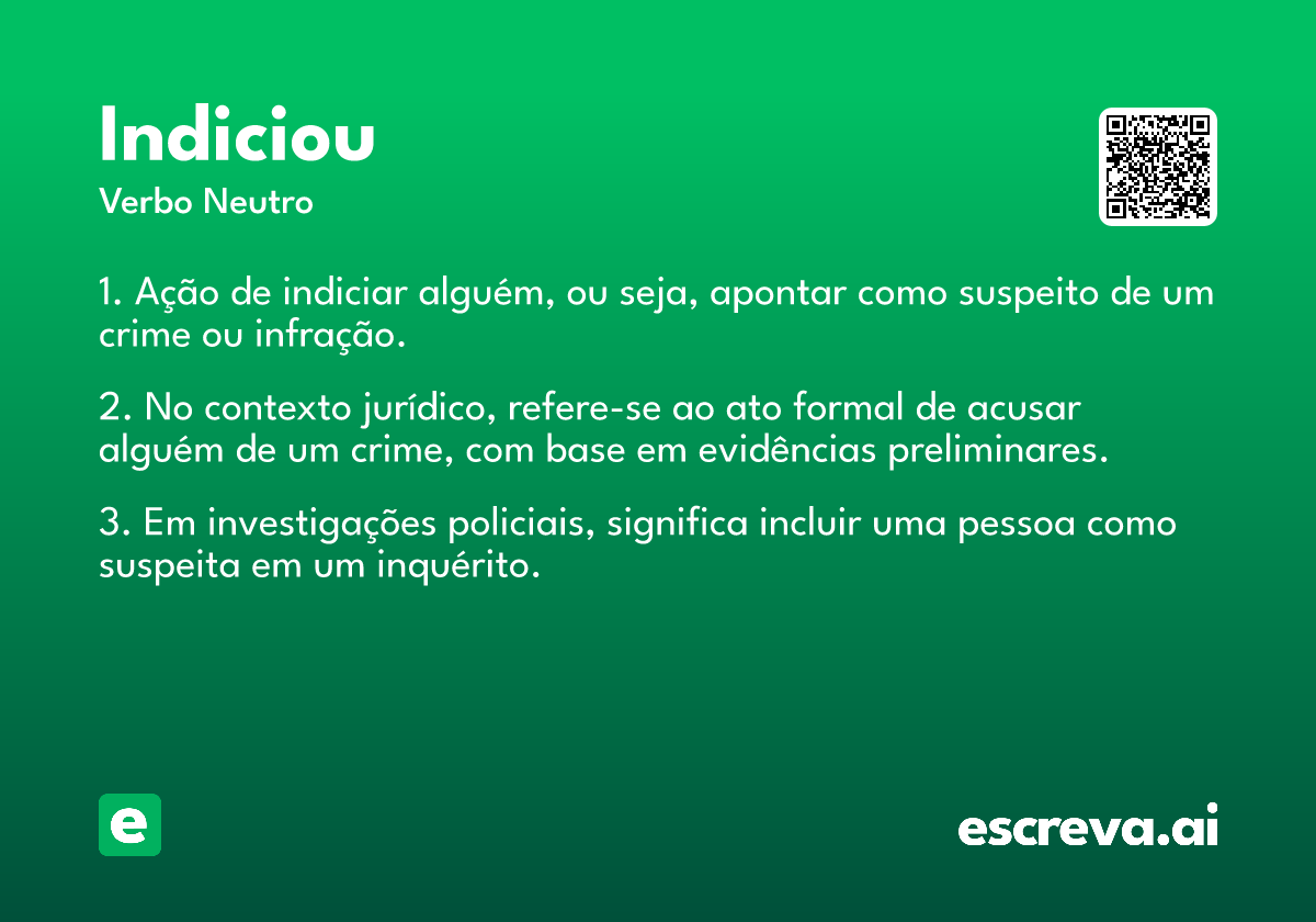 indiciou