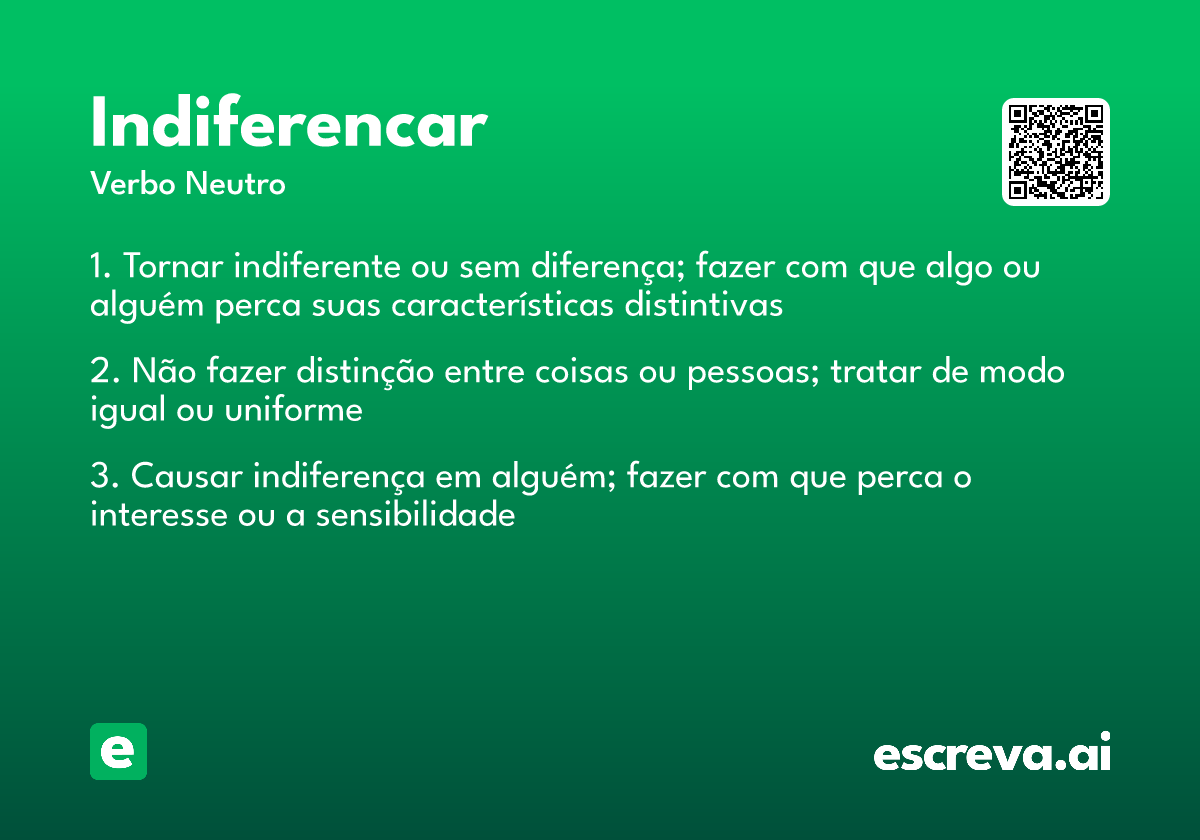 indiferencar