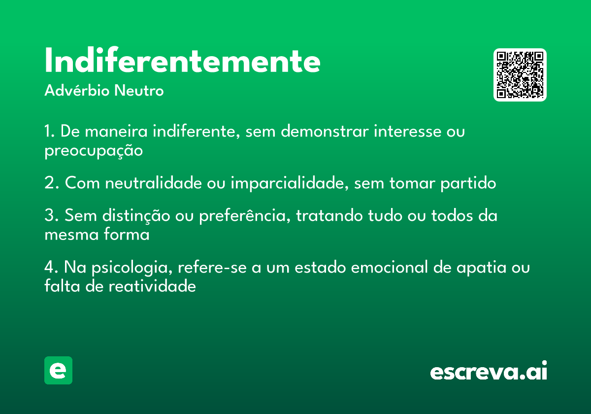 indiferentemente